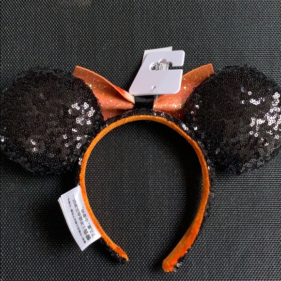 Disney Candy Corn black Sequined ears - Picture 6 of 6